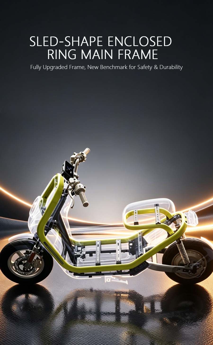 Cute Retro-Style Premium Electric Scooter