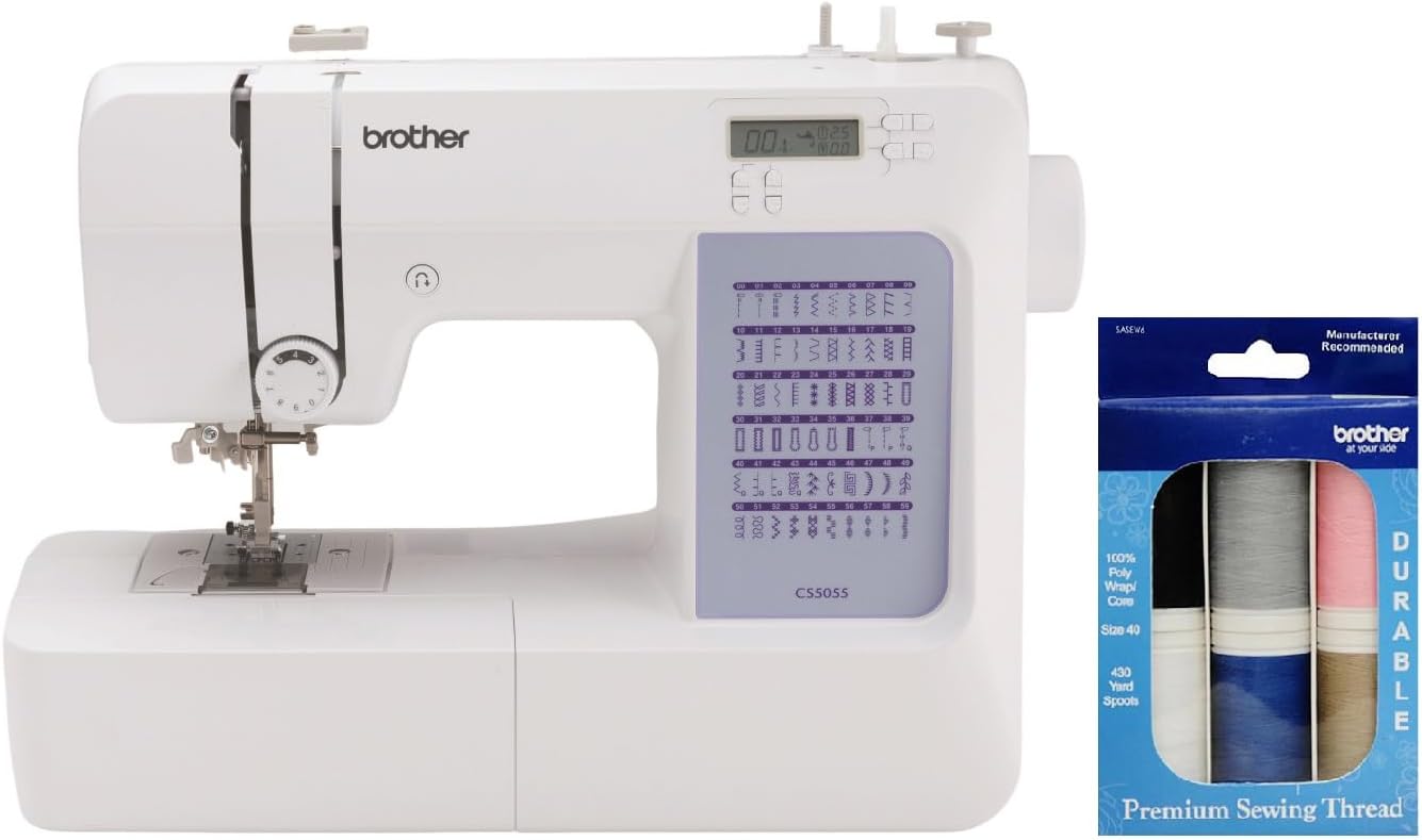 Brother CS5055 Computerized Sewing Machine with LCD Display