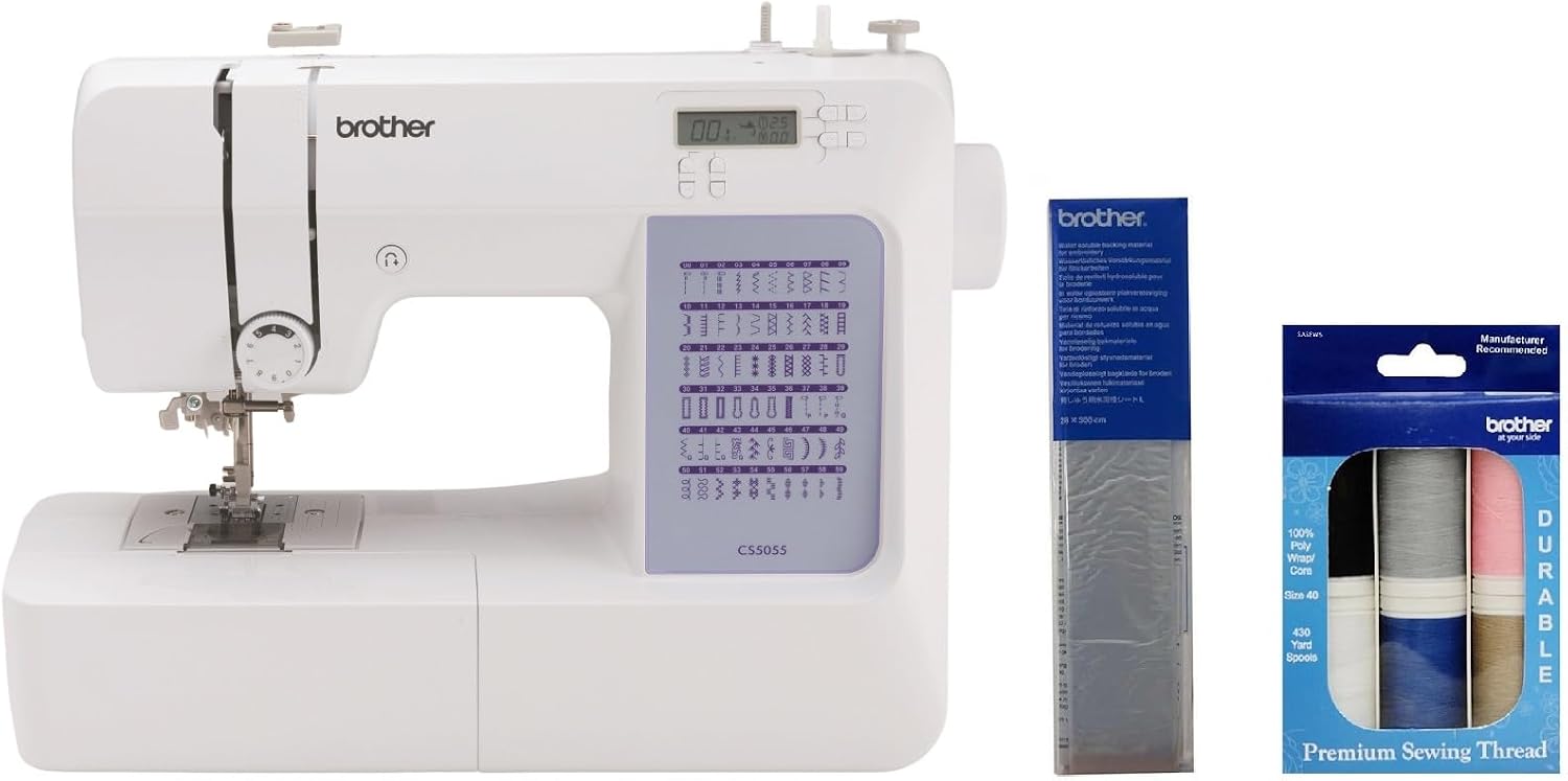 Brother CS5055 Computerized Sewing Machine with LCD Display